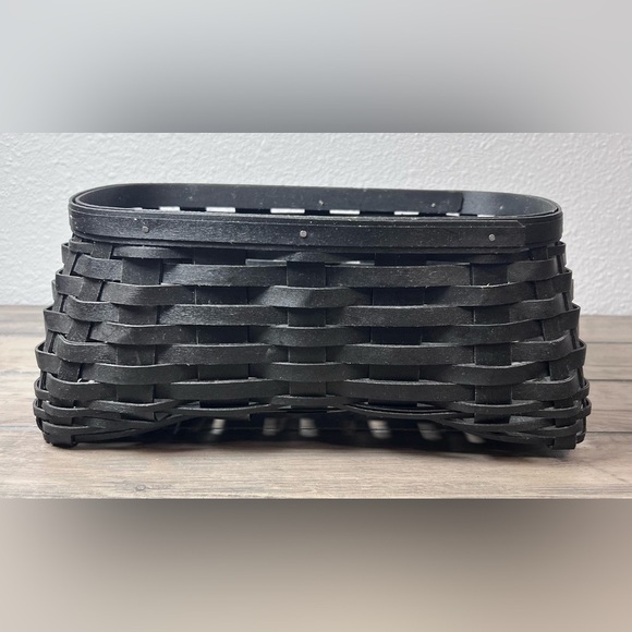 Longaberger Black Cat Basket with Purple Liner - Picture 9 of 14